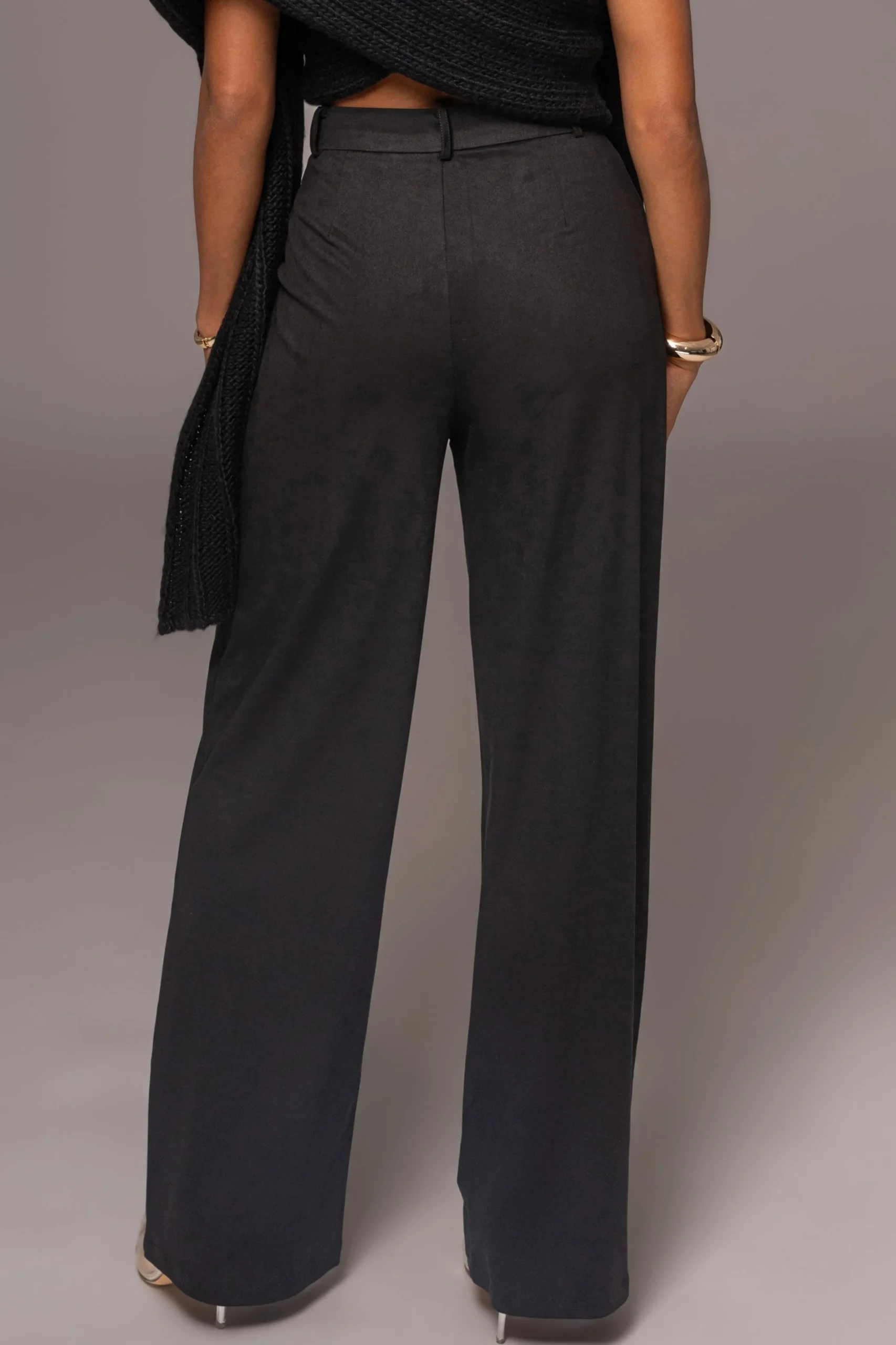Black Classic High Rise Trousers*JLUXLABEL Hot
