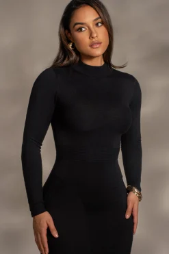 Black Dakotah Midi Dress*JLUXLABEL Fashion