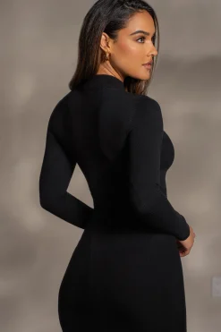 Black Dakotah Midi Dress*JLUXLABEL Fashion