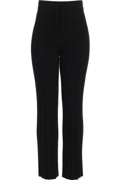 Black Darcey Ribbed Pants*JLUXLABEL Hot