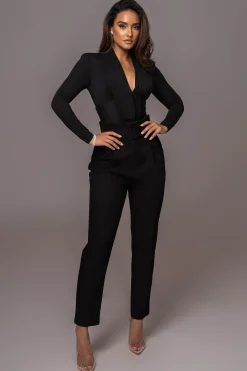 Black Drape Corset Bodysuit*JLUXLABEL Discount