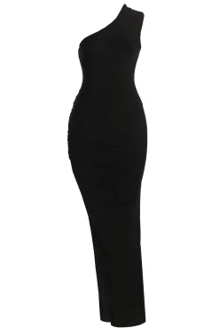 Black Eden One Shoulder Maxi Dress*JLUXLABEL New