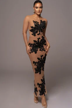 Black Edena Embroidered Midi Skirt*JLUXLABEL Fashion