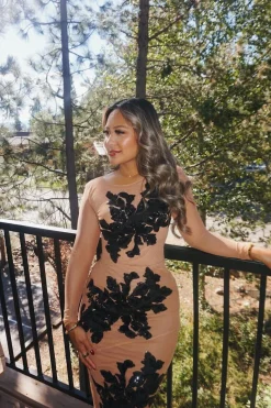 Black Edena Embroidered Midi Skirt*JLUXLABEL Fashion