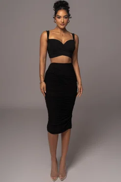Black Extend Your Stay Skirt Set*JLUXLABEL Hot