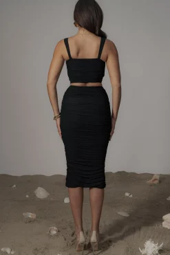 Black Extend Your Stay Skirt Set*JLUXLABEL Hot