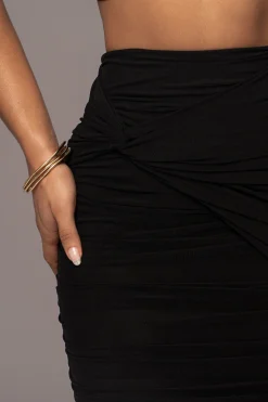 Black Extend Your Stay Skirt Set*JLUXLABEL Hot