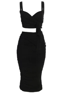 Black Extend Your Stay Skirt Set*JLUXLABEL Hot