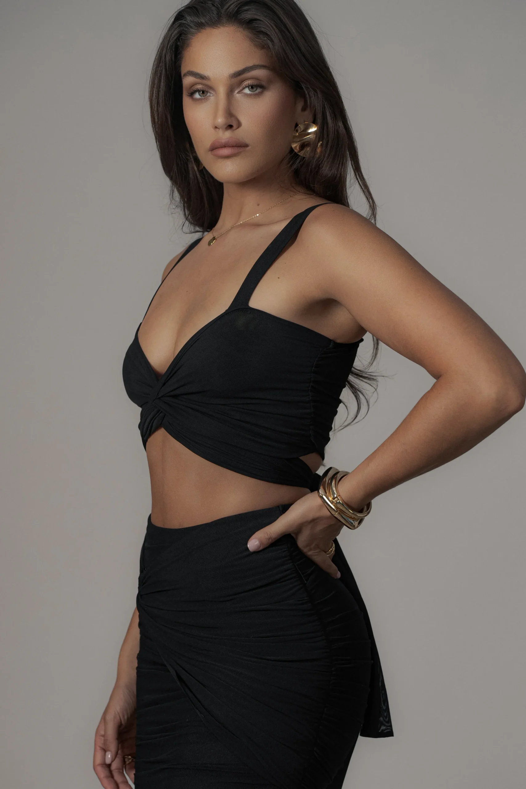 Black Extend Your Stay Skirt Set*JLUXLABEL Hot