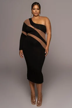 Black Eyes For You Midi Dress*JLUXLABEL Online