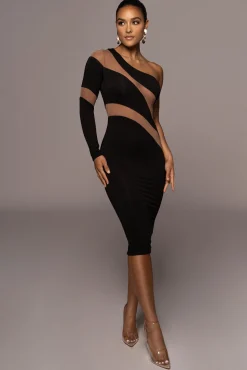 Black Eyes For You Midi Dress*JLUXLABEL Online