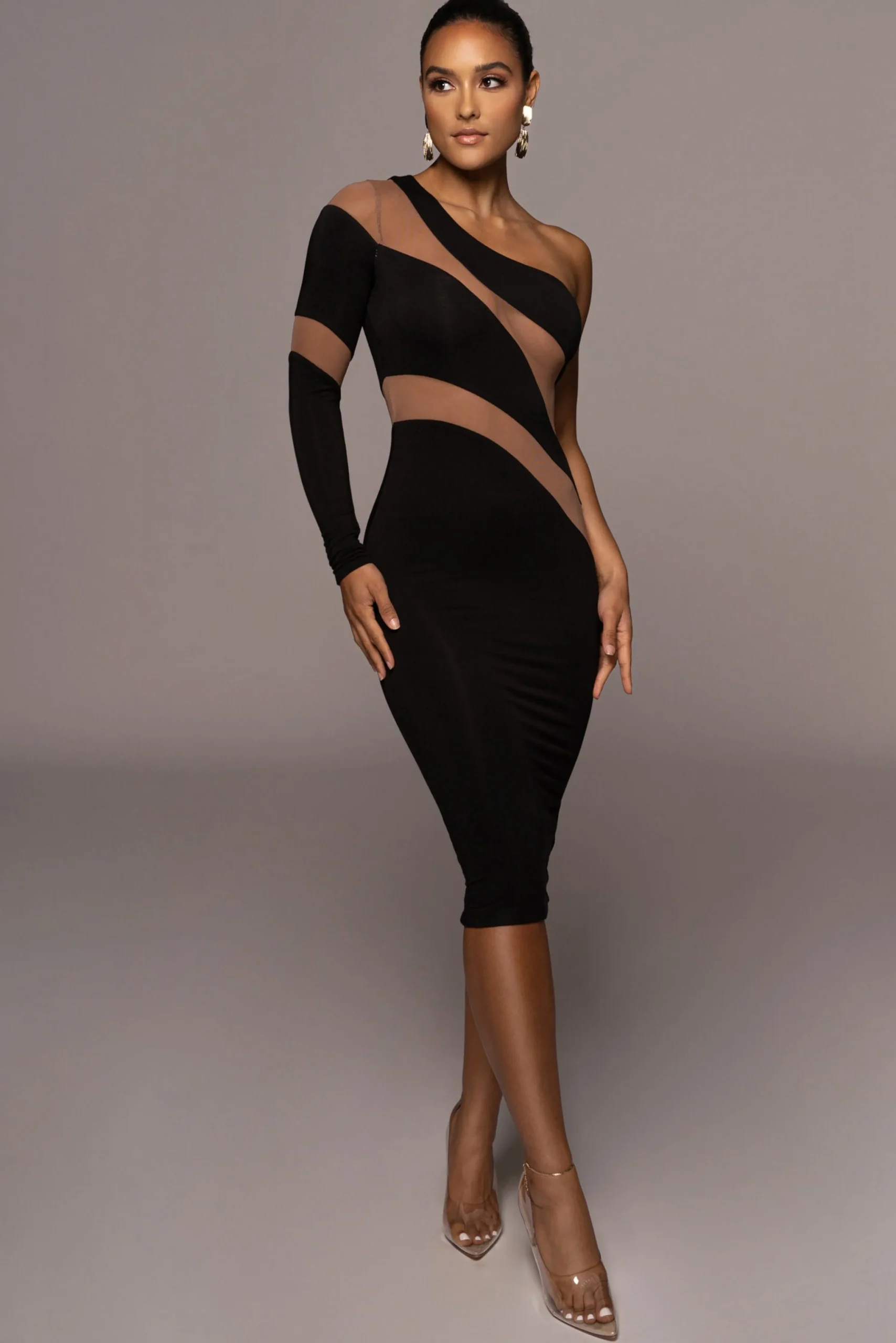 Black Eyes For You Midi Dress*JLUXLABEL Online