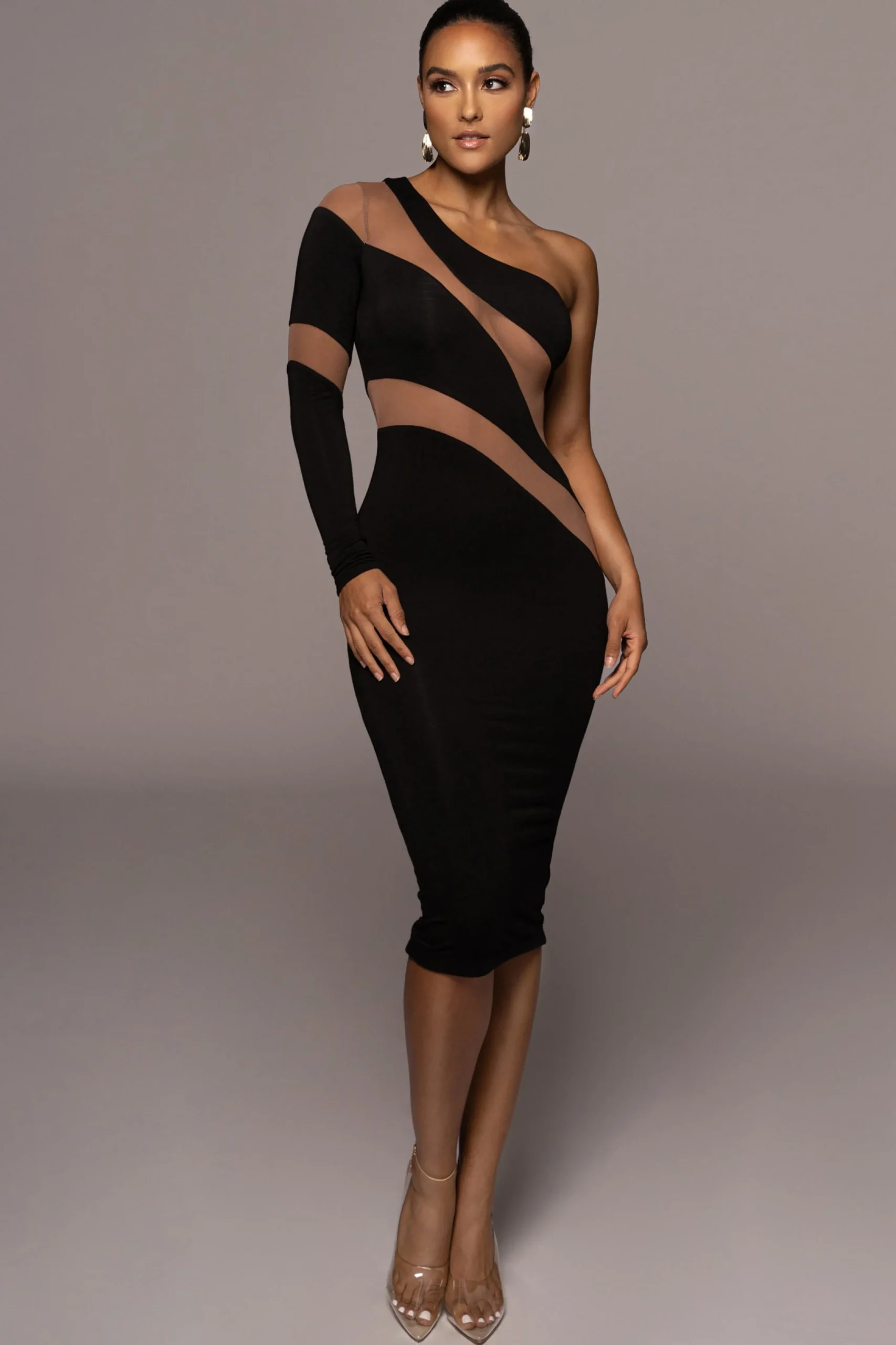 Black Eyes For You Midi Dress*JLUXLABEL Online