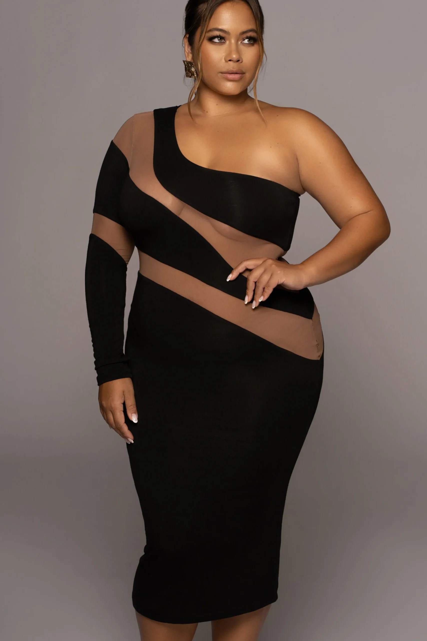 Black Eyes For You Midi Dress*JLUXLABEL Online