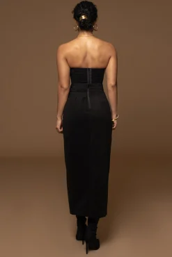 Black Gisele Slit Skirt*JLUXLABEL Fashion