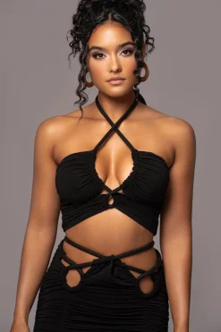 Black Go The Distance Skirt Set*JLUXLABEL Fashion