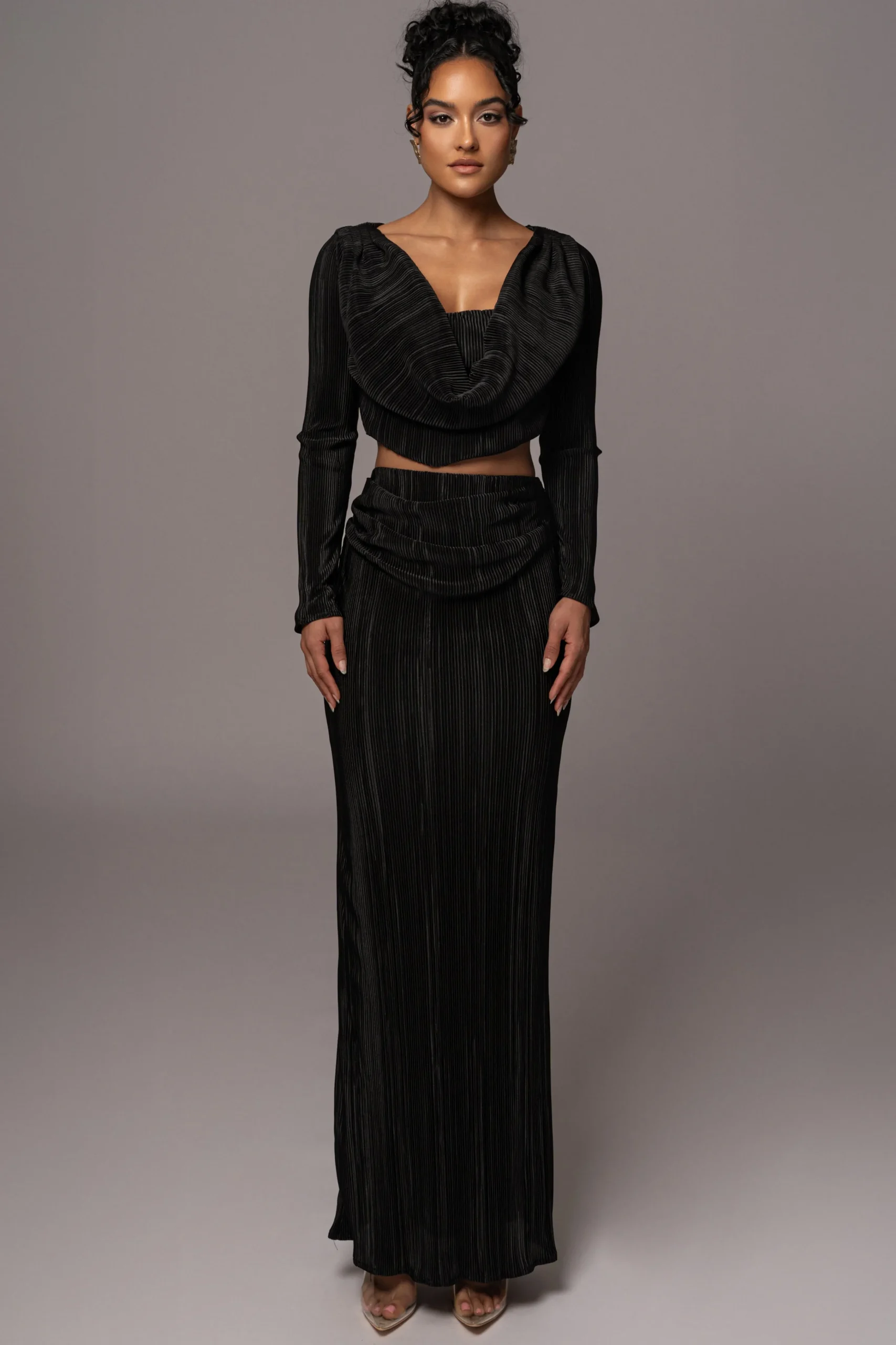 Black Haidyn Skirt Set*JLUXLABEL Hot