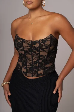 Black Hamptons Ribbed Slit Skirt*JLUXLABEL Best