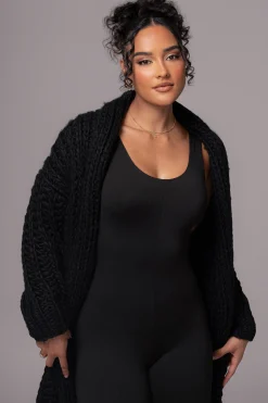 Black Hold Me Close Shawl Collar Cardigan*JLUXLABEL Online