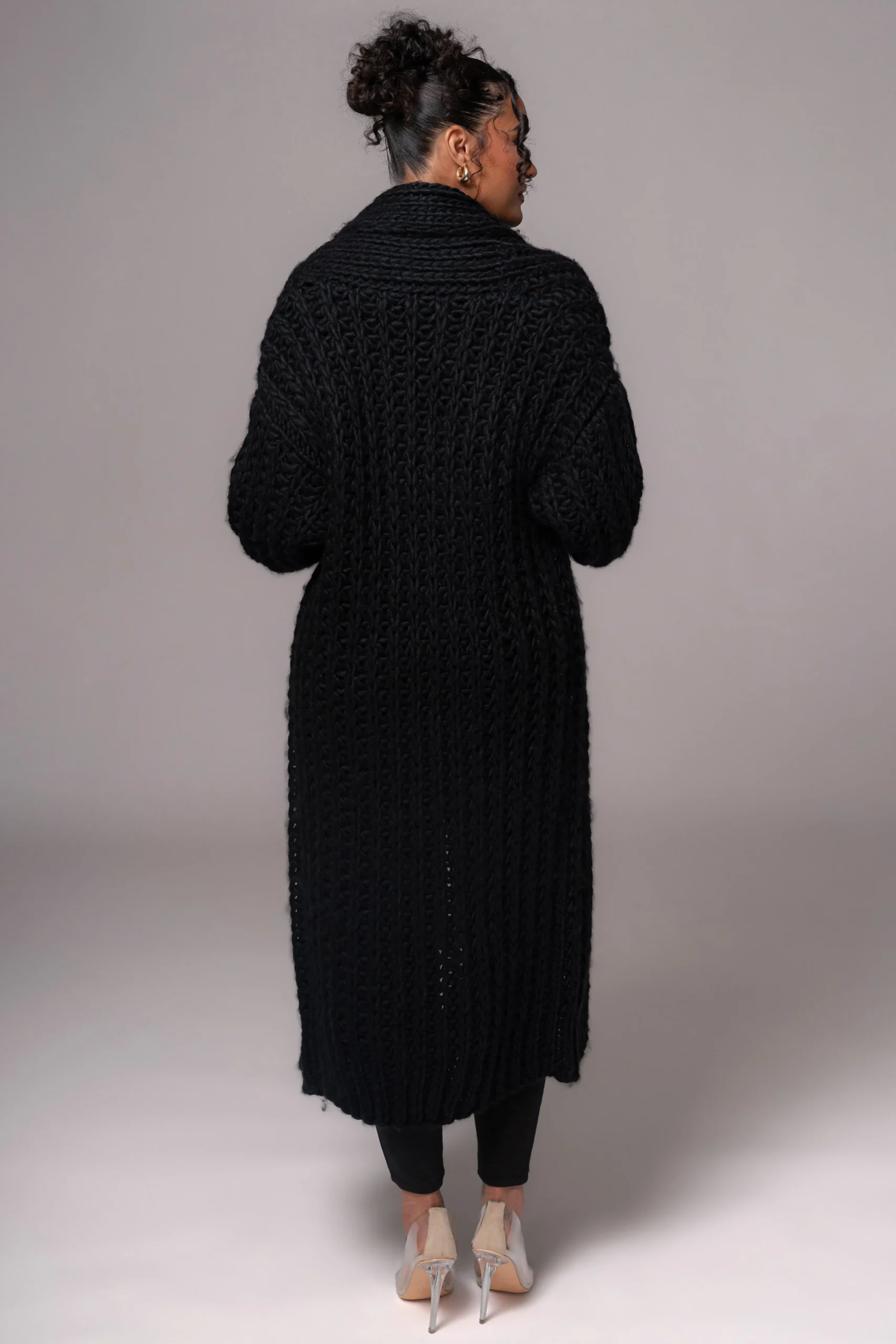 Black Hold Me Close Shawl Collar Cardigan*JLUXLABEL Online