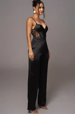 Black Incomparable Lace Bodysuit*JLUXLABEL Discount