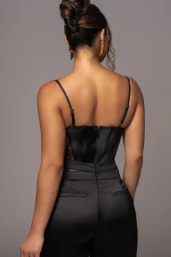 Black Incomparable Lace Bodysuit*JLUXLABEL Discount