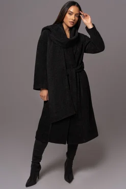 Black Jonah Coat*JLUXLABEL Clearance