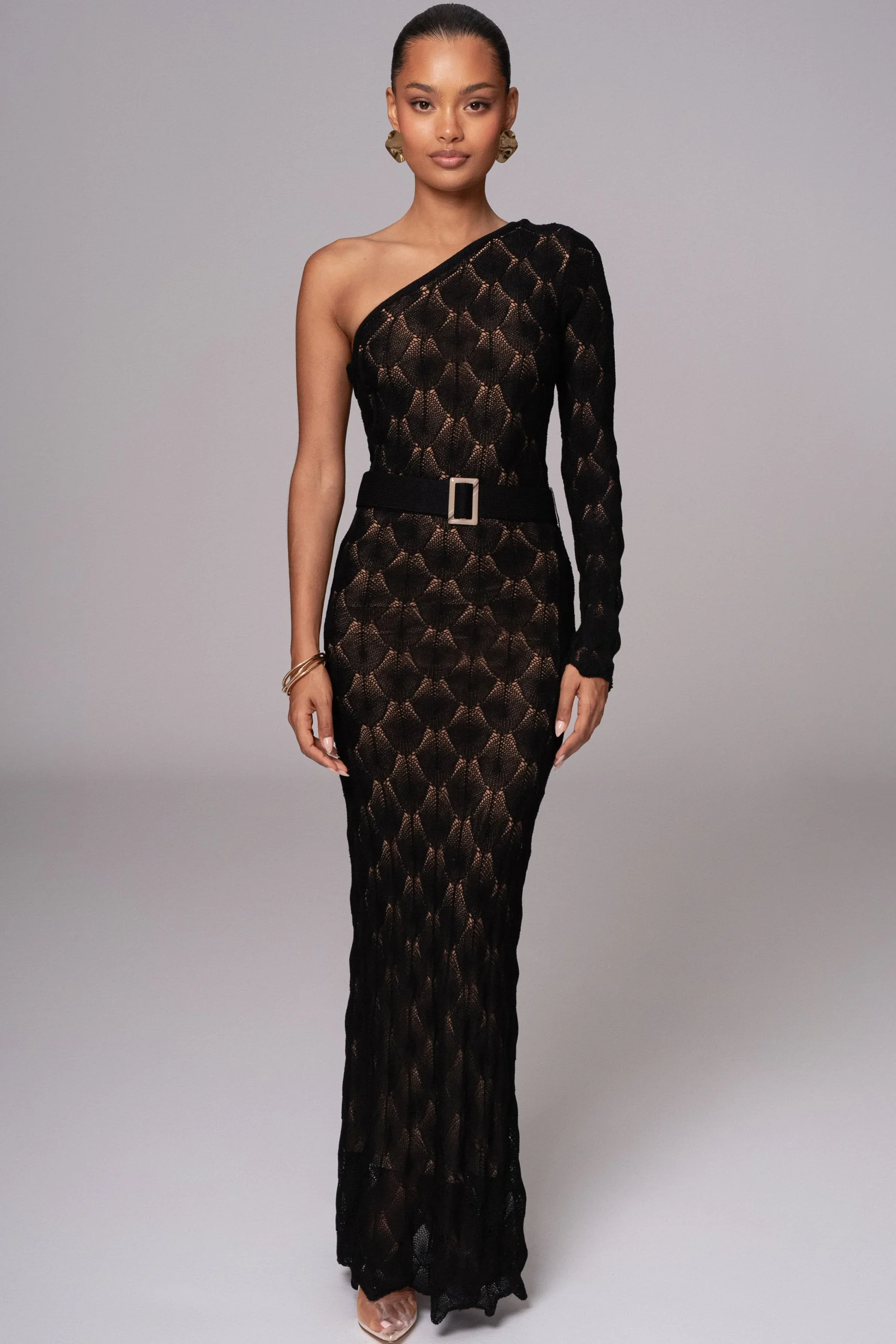 Black La Costa One Shoulder Dress*JLUXLABEL Fashion