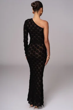 Black La Costa One Shoulder Dress*JLUXLABEL Fashion