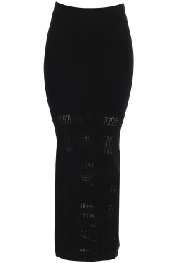 Black Lina Knit Maxi Skirt*JLUXLABEL New