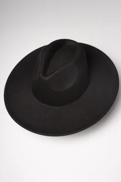 Black Margot Felt Hat*JLUXLABEL Fashion