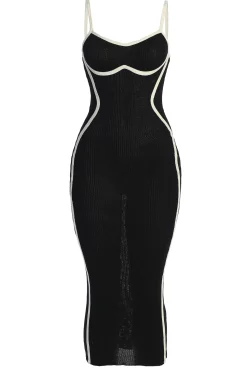 Black Model Citizen Knit Midi Dress*JLUXLABEL Sale