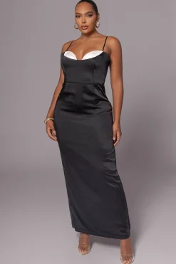 Black Moment In Time Maxi Dress*JLUXLABEL Hot