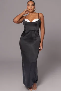 Black Moment In Time Maxi Dress*JLUXLABEL Hot