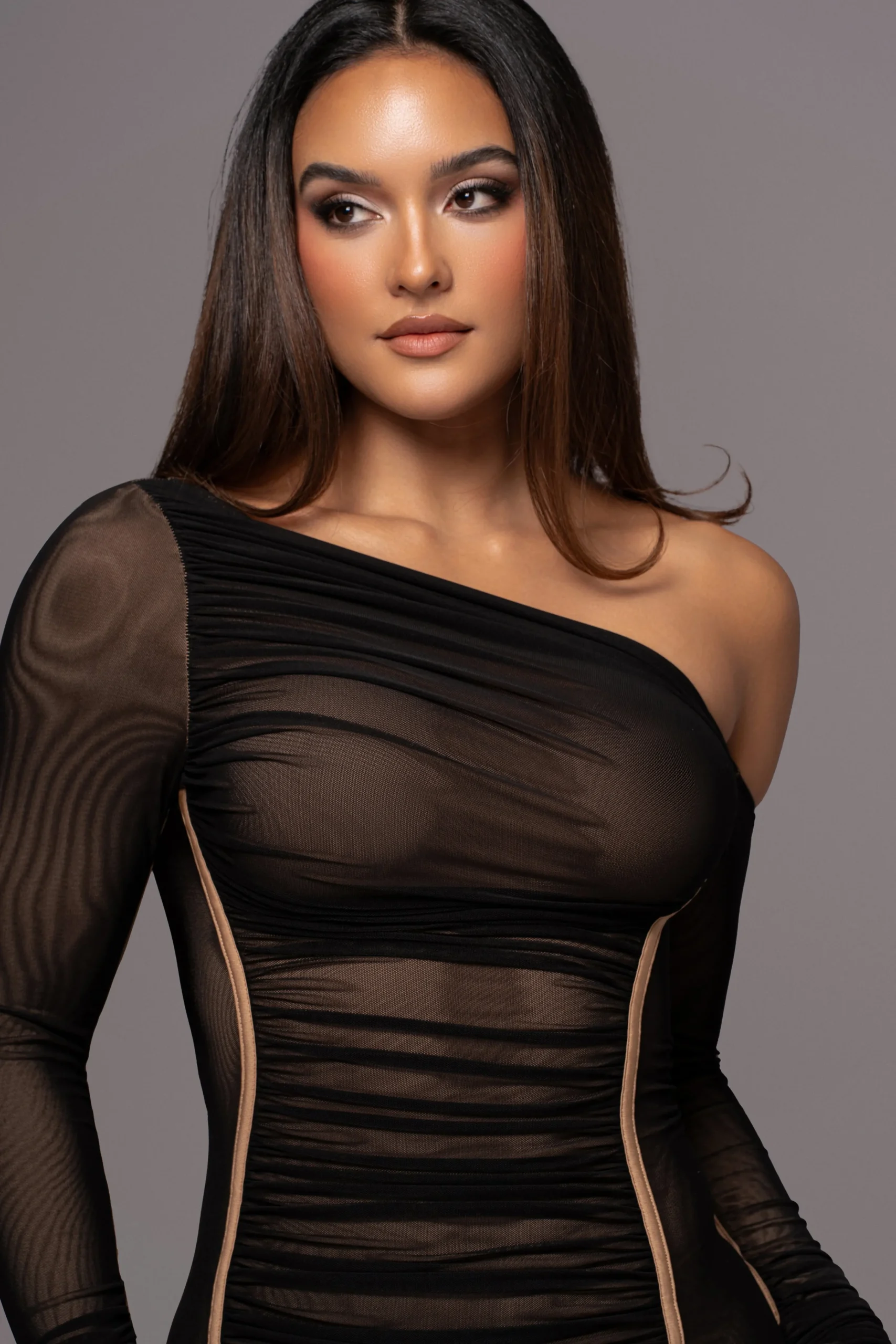 Black Monika Midi Dress*JLUXLABEL Outlet