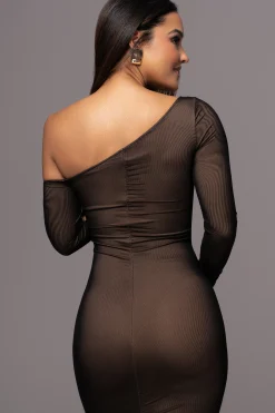 Black Monika Midi Dress*JLUXLABEL Outlet