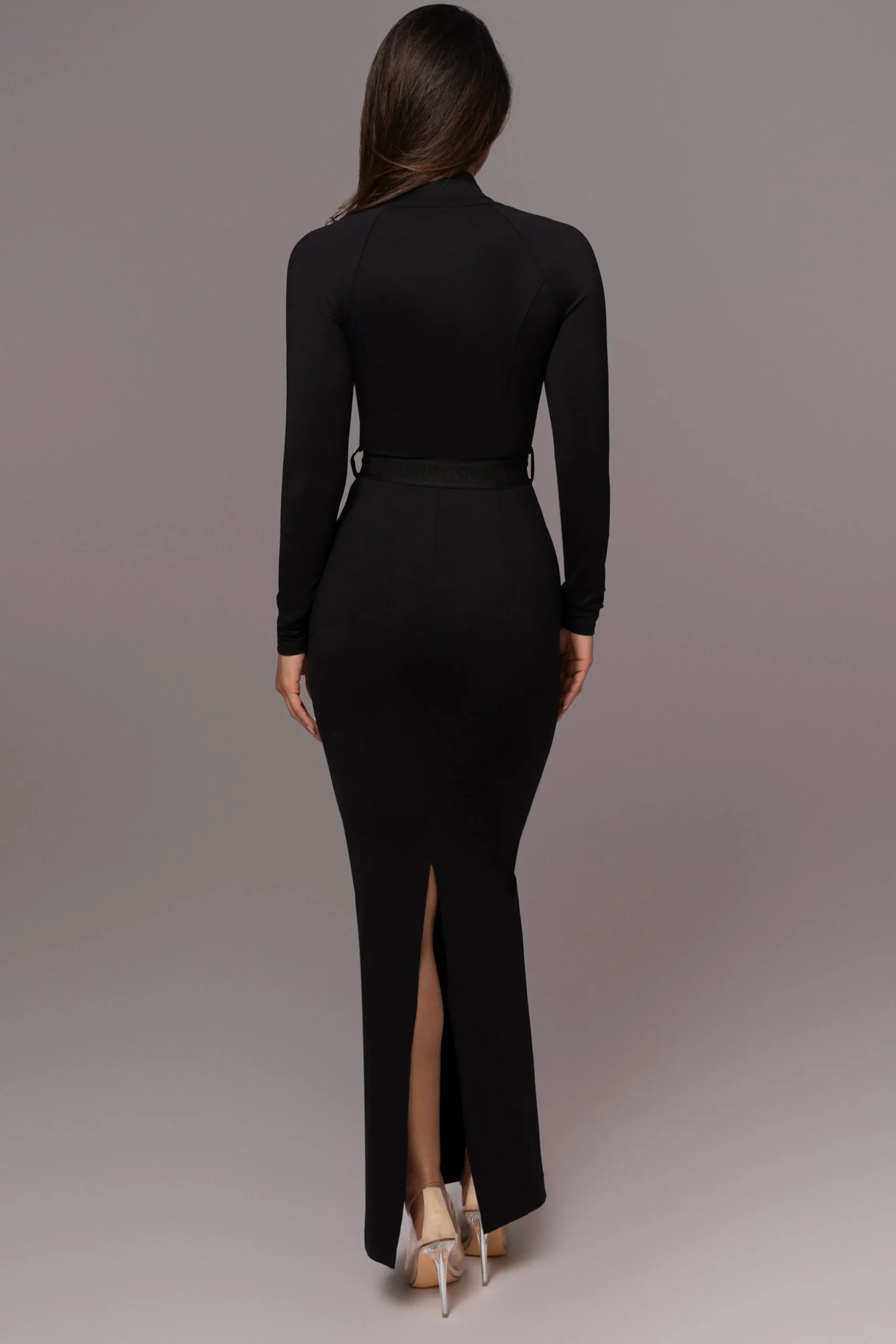 Black Movement Mock Maxi Dress*JLUXLABEL Outlet