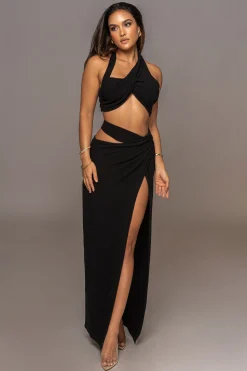 Black New Age Two Piece Skirt Set*JLUXLABEL Discount