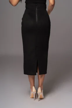 Black Nostalgia High Waist Skirt*JLUXLABEL Online