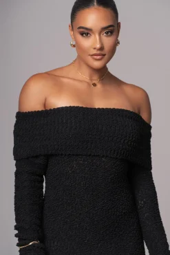 Black Olivea Knit Maxi Dress*JLUXLABEL Outlet