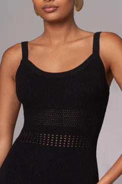 Black Palm Springs Knit Maxi Dress*JLUXLABEL Hot