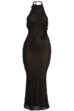 Black Paradise Crochet Maxi Dress*JLUXLABEL New