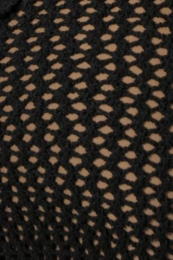 Black Paradise Crochet Maxi Dress*JLUXLABEL New