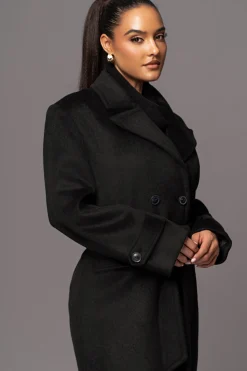 Black Rain Or Shine Longline Coat*JLUXLABEL Sale