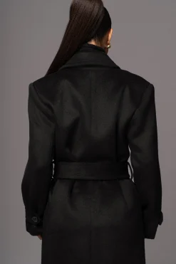 Black Rain Or Shine Longline Coat*JLUXLABEL Sale