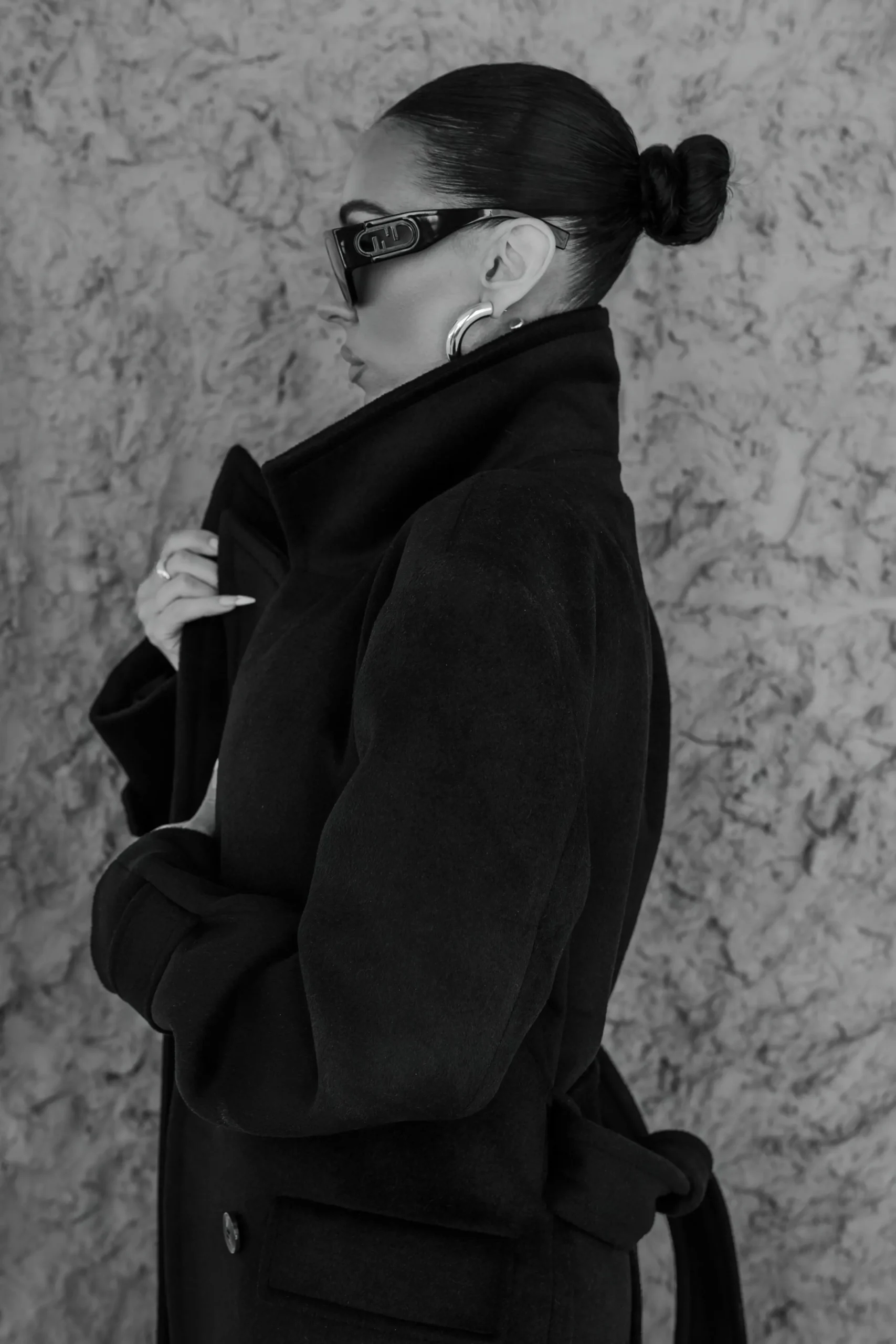 Black Rain Or Shine Longline Coat*JLUXLABEL Sale