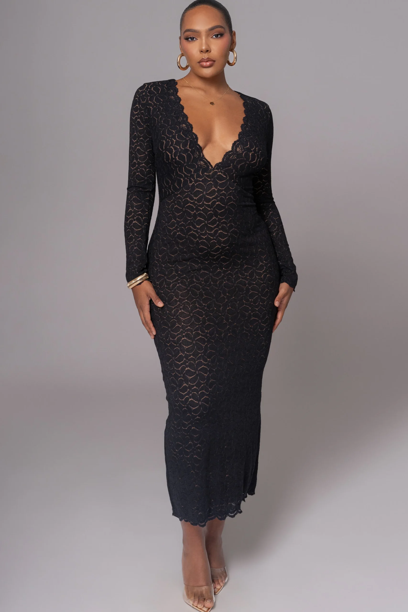 Black Reunited Maxi Dress*JLUXLABEL Best