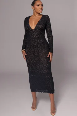 Black Reunited Maxi Dress*JLUXLABEL Best