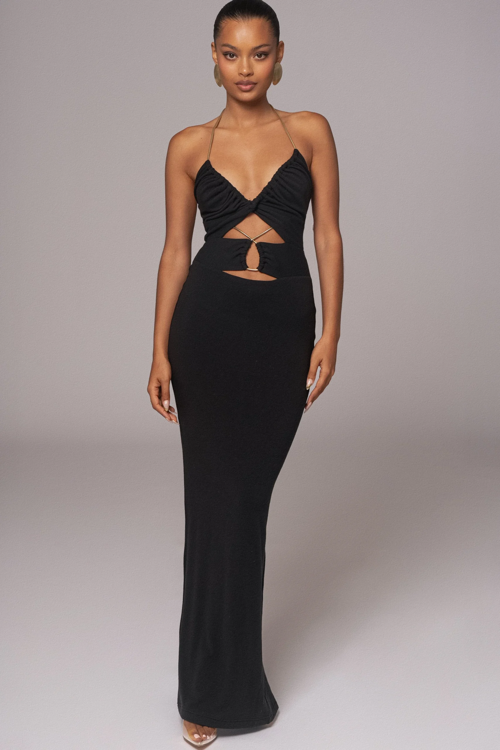 Black Secret Bloom Maxi Dress*JLUXLABEL Fashion