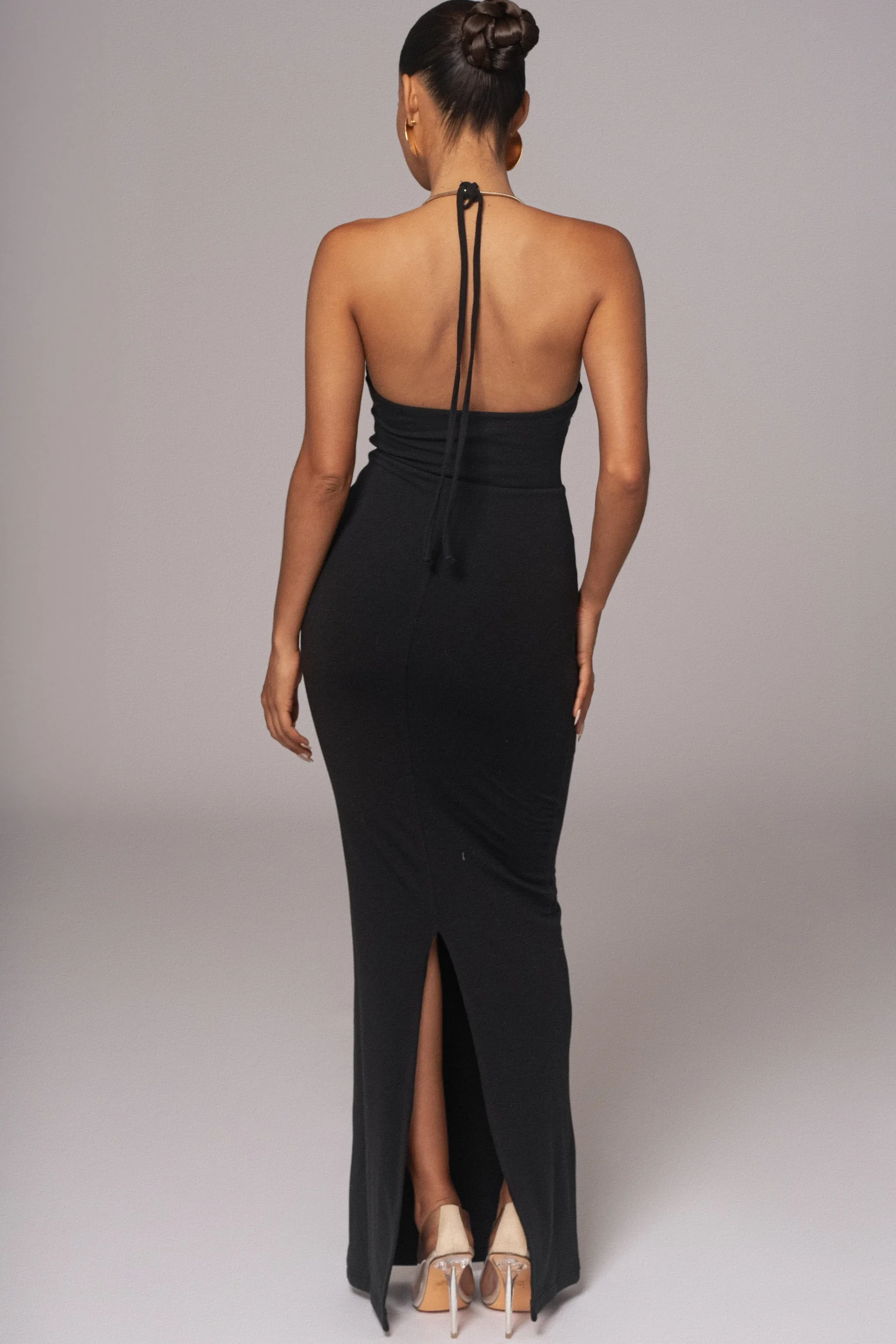 Black Secret Bloom Maxi Dress*JLUXLABEL Fashion